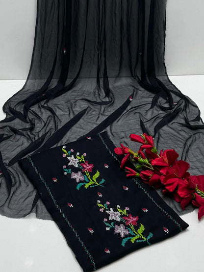 Bamber Chiffon Cross Stitch 2 PC Unstitched