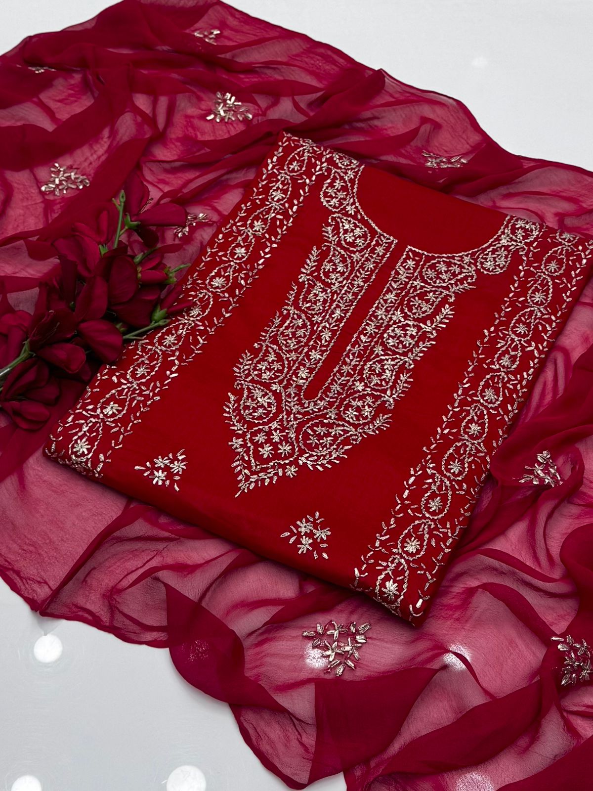 LCD Gota Work Shahi Design GTM Lawn 3 Pc Suit