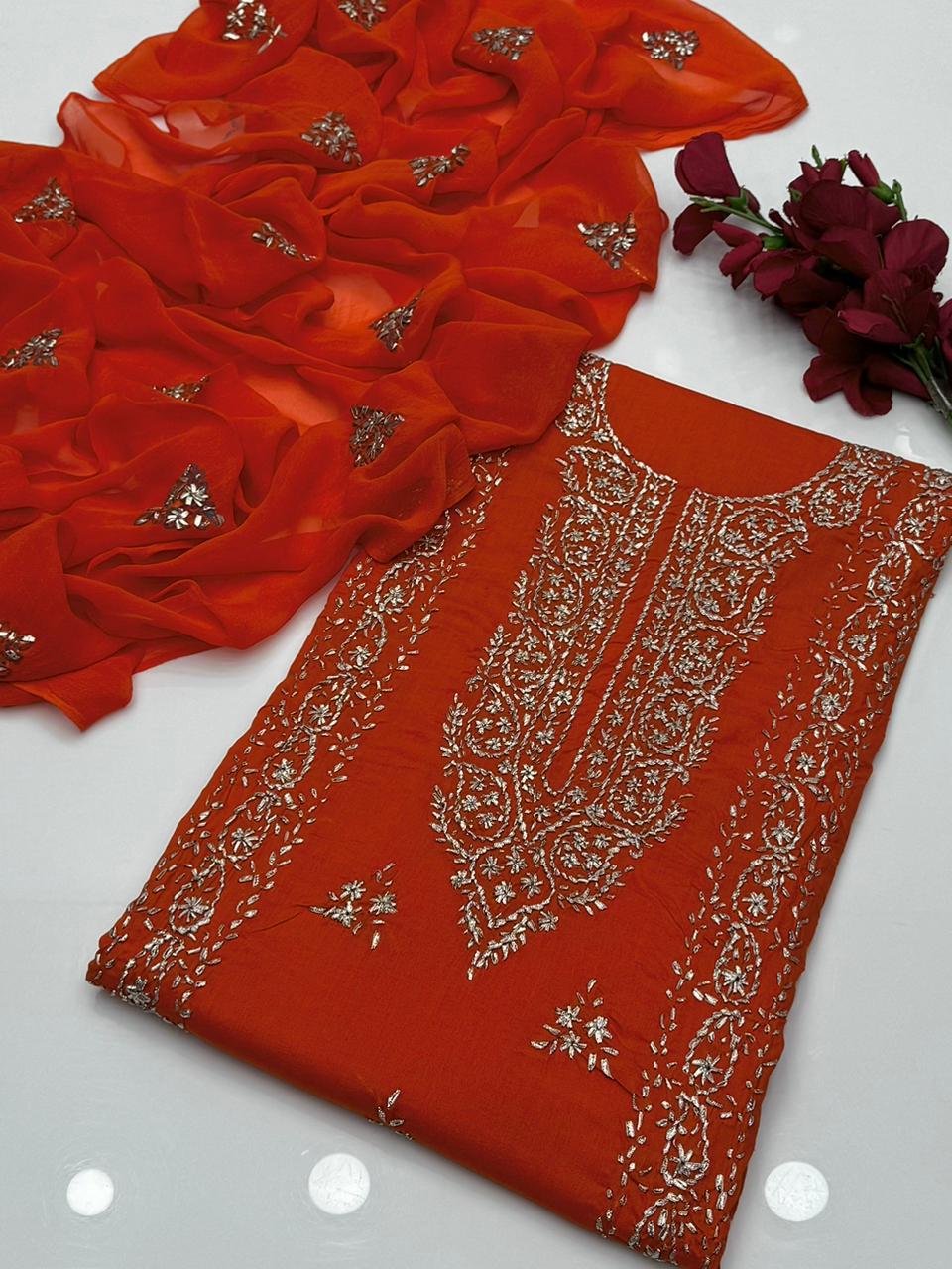 LCD Gota Work Shahi Design GTM Lawn 3 Pc Suit