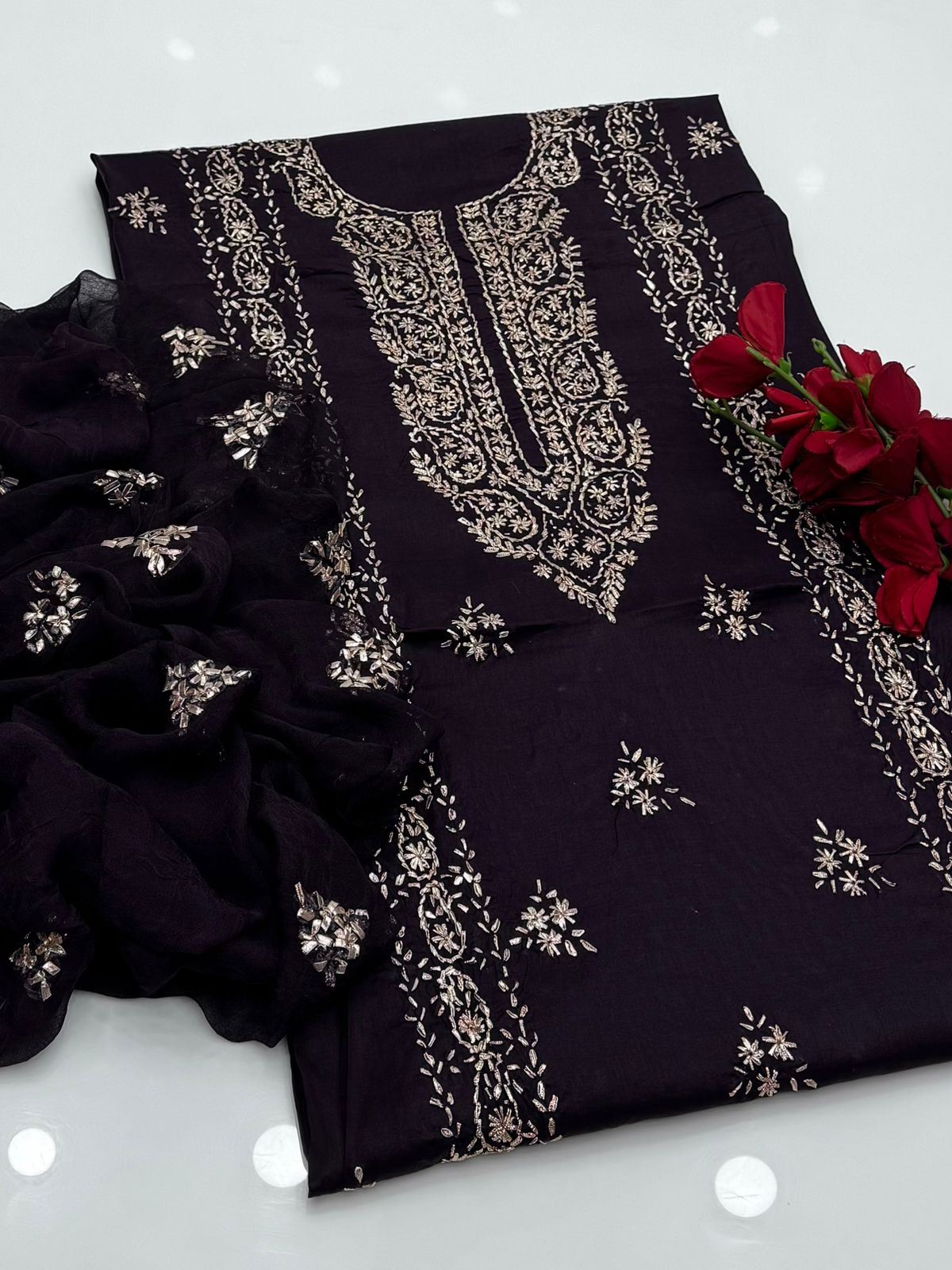 LCD Gota Work Shahi Design GTM Lawn 3 Pc Suit