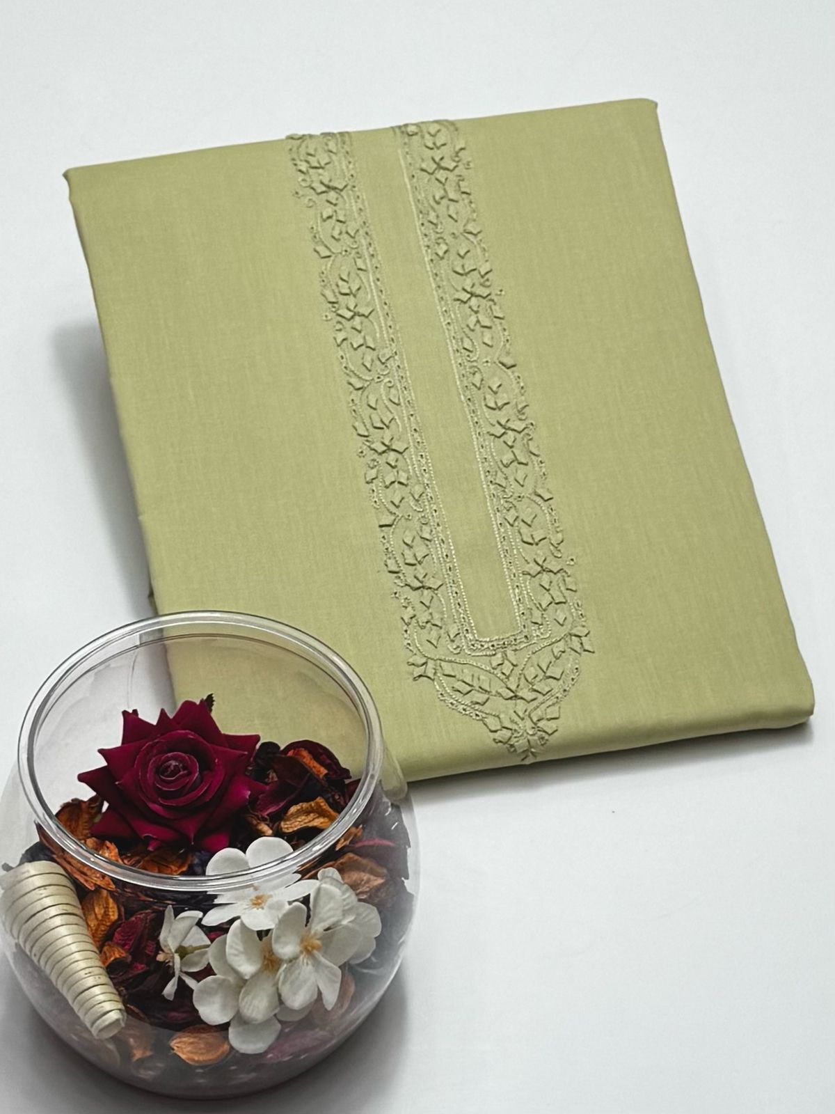 Pure Cotton Gents Summer Collection - Applique Patti Gala work