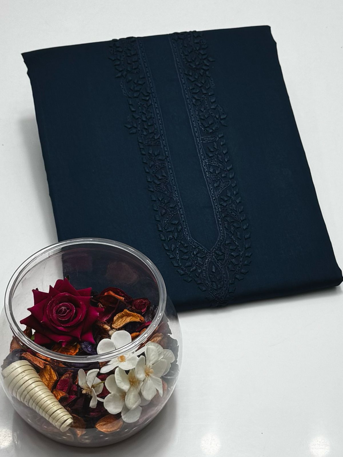 Pure Cotton Gents Summer Collection - Applique Patti Gala work