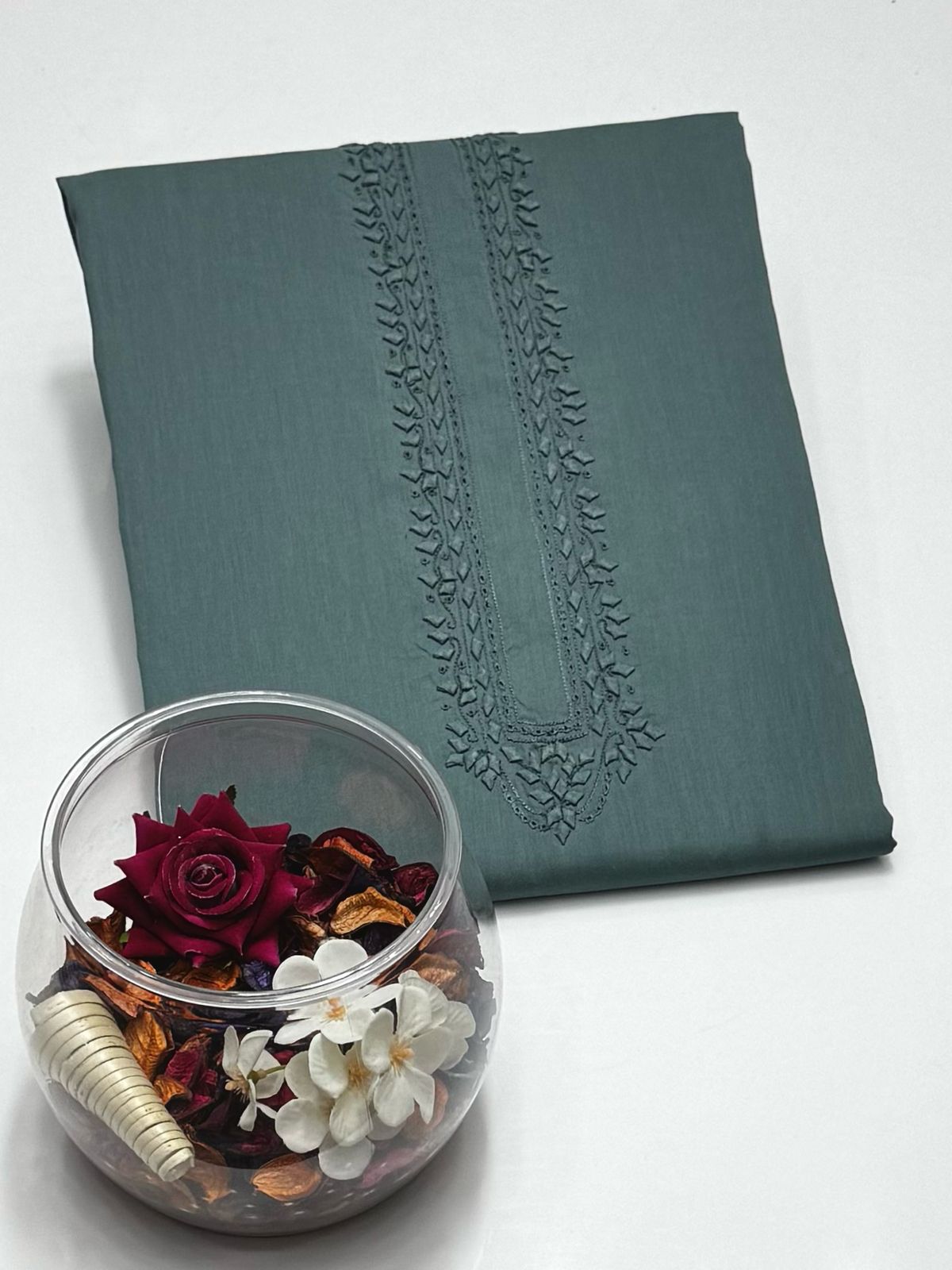 Pure Cotton Gents Summer Collection - Applique Patti Gala work