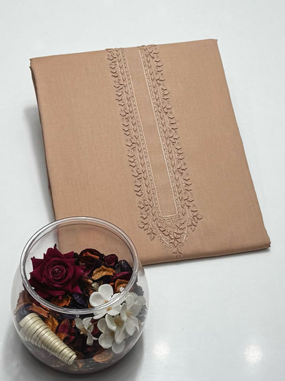 Pure Cotton Gents Summer Collection - Applique Patti Gala work