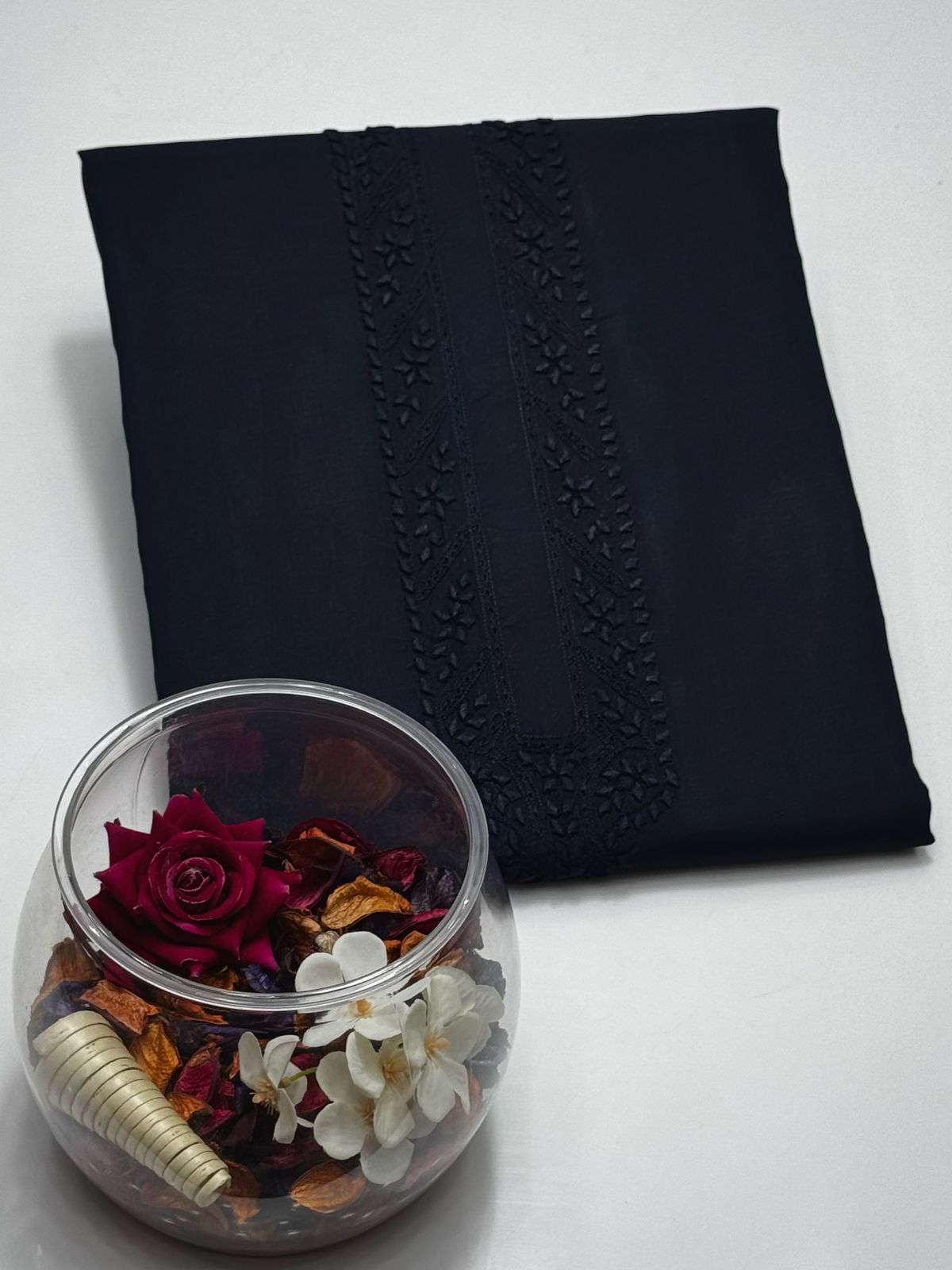 Pure Cotton Gents Summer Collection - Applique Patti Gala work