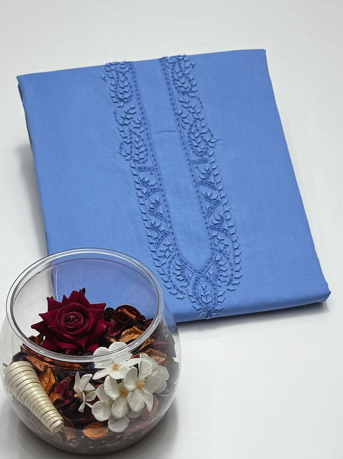 Pure Cotton Gents Summer Collection - Applique Patti Gala work